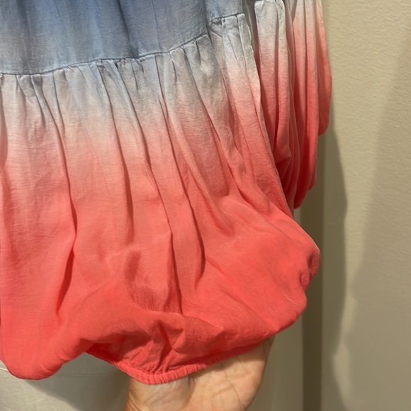 Young Fabulous & Broke Top Peasant Tie Dye Boho size small - Picture 6 of 10